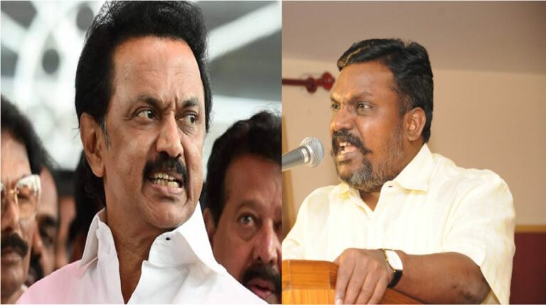 சரக்கு மிடுக்கு இருப்பதாக பேசிய திருமாவளவனை கூட்டணியில் வைத்து கொண்டு பொள்ளாச்சி விவகாரத்தை பற்றி பேச ஸ்டாலினுக்கு தகுதி இருக்கிறதா?