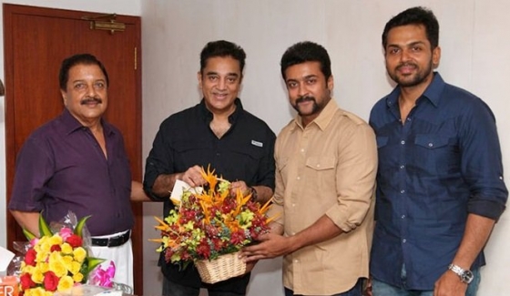ஆதரவளித்த கமலஹாசனுக்கு நன்றி தெரிவித்தார் நடிகர் சூர்யா!