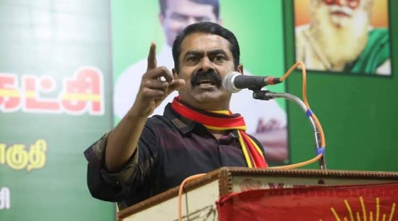 தொண்டை கிழிய கத்திட்டு இருக்கேன் எப்போ என் பேச்சை கேப்பிர்கள்? கொட்டும் மழையில் வெறிப் பேச்சு! கை கொடுத்ததா சீமான் பேச்சு?