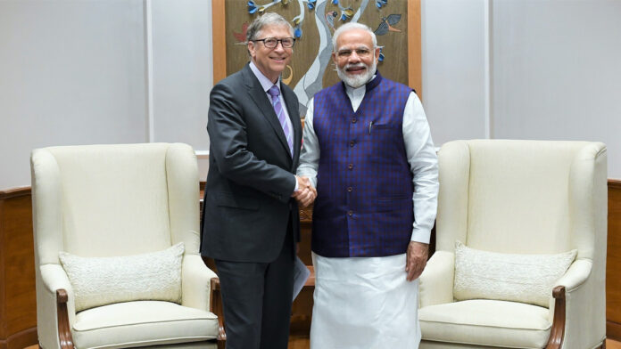modi billgates