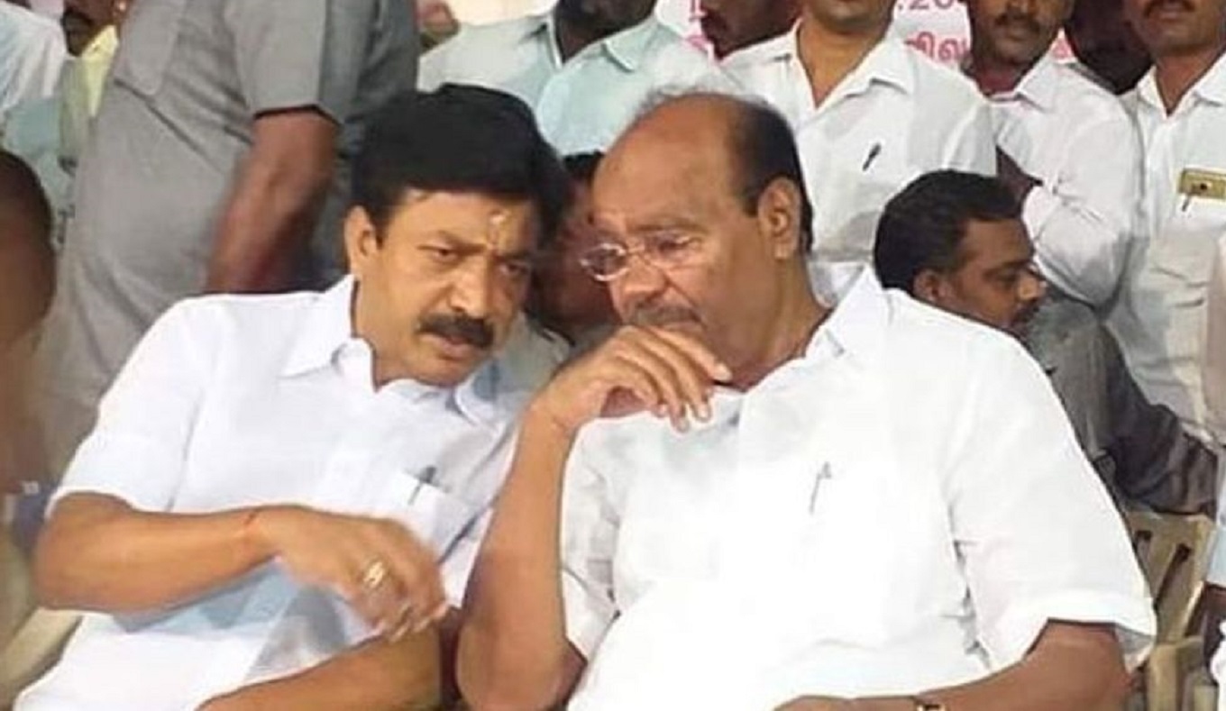 CV Shanmugam with Dr Ramadoss