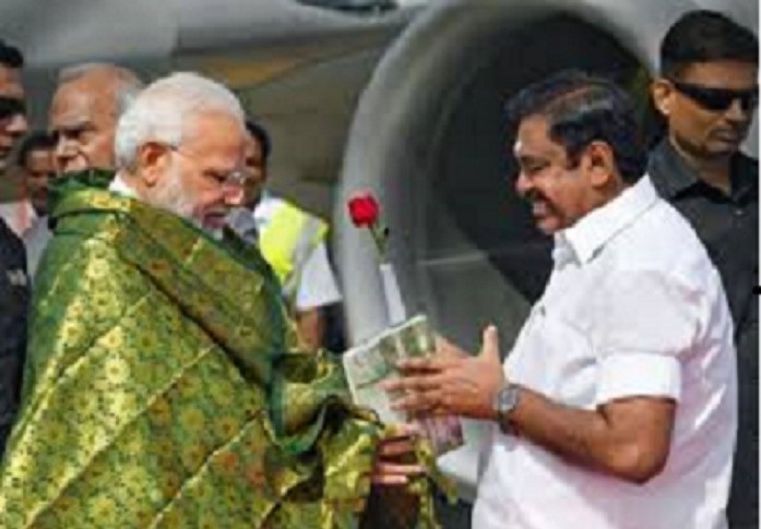 Such a welcome to Prime Minister Modi who came to Chennai!