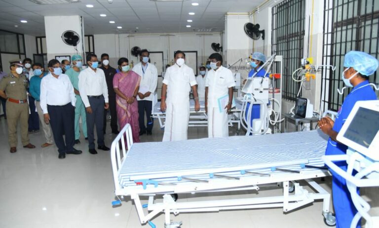 Chief Minister Edappadi Palanisamy has been admitted to the Corona ward of the Salem Government Hospital.