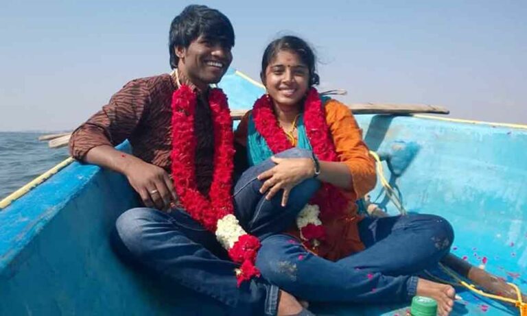 Marriage to Draupadi heroine in the middle of the sea! Photo goes viral!