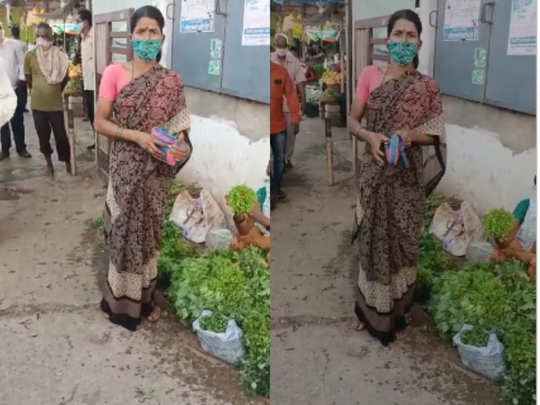 Telangana covid affected woman sell vegetable