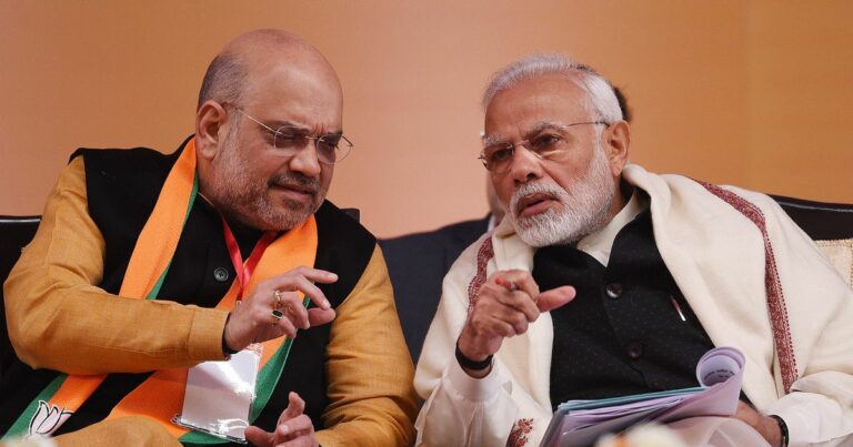 Modi with Amit Shah