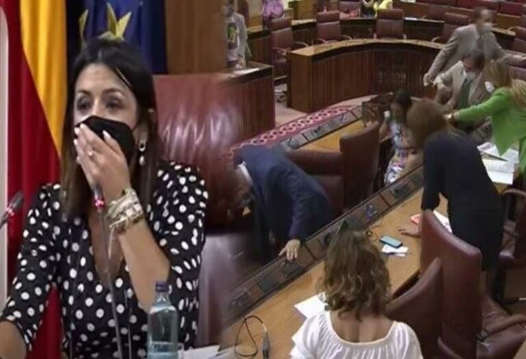 Scream of female MPs in parliament! This is the reason why the crowd was pushed away!