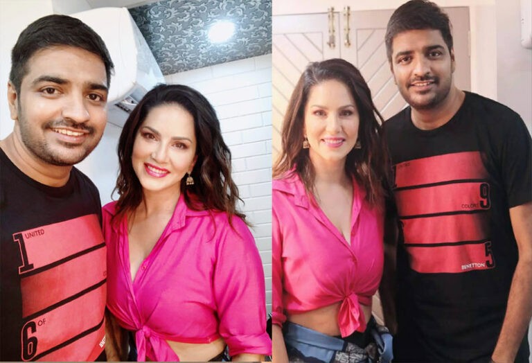 Comedian joins Sunny Leone in the film! Glad to publish the photos!