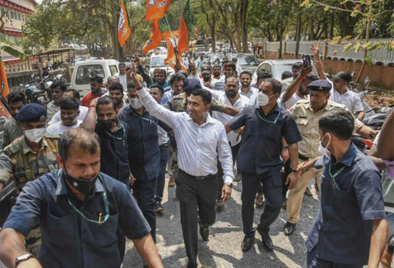 கோவா மாநிலத்தில் கட்சிகளின் ஆதரவுடன் மீண்டும் அரியணையில் ஏறுகிறது பாரதிய ஜனதா கட்சி!