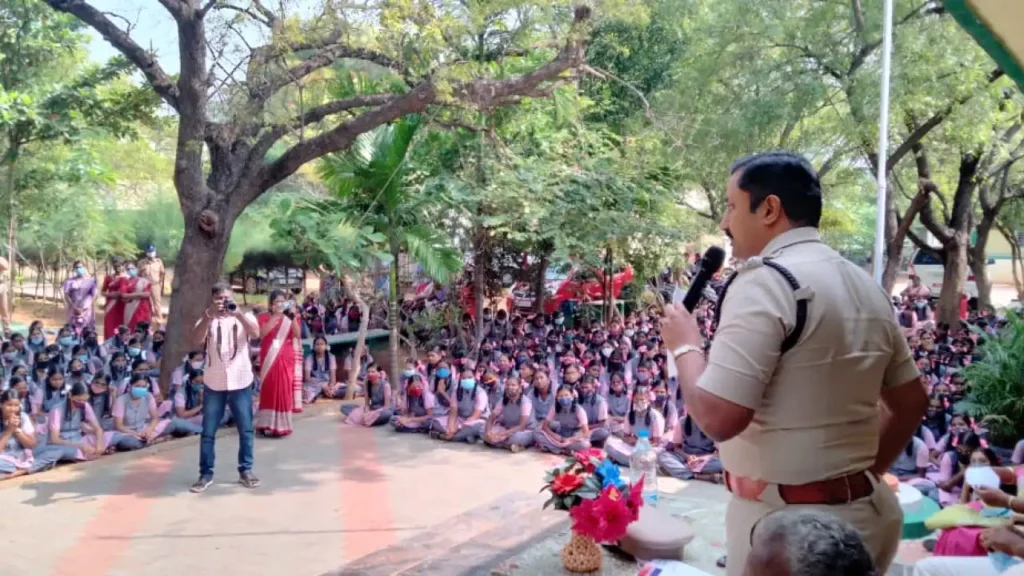 Awareness camp for school girls about sexual crimes!