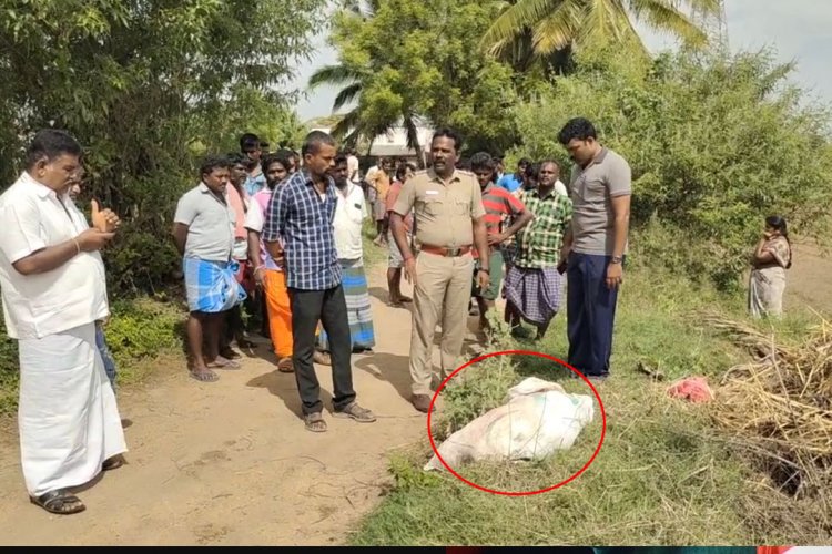 Murder incident in Tuticorin district! The grandson who beat his grandfather and tied him in a bundle!