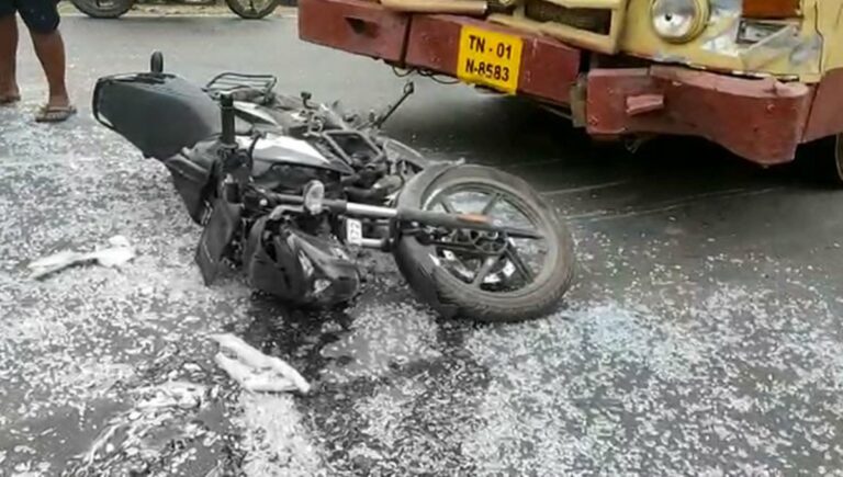 The accident happened in the blink of an eye in Salem district! Two victims!