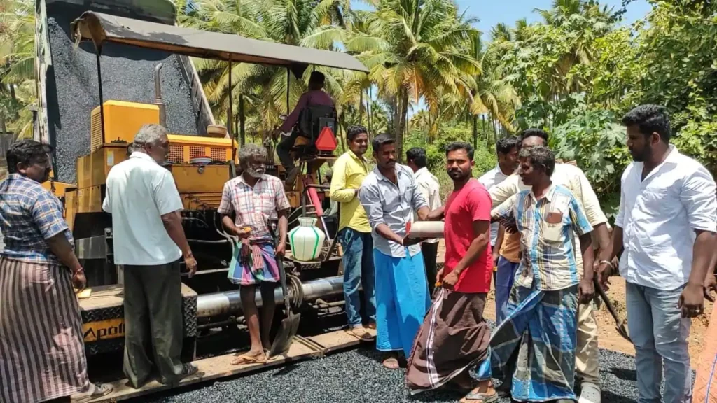 40 years of demand completed! Oothukadu villagers are happy to get a new road!