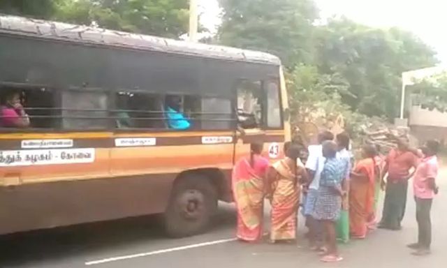 The people who caught the bus! Sensation in Erode!
