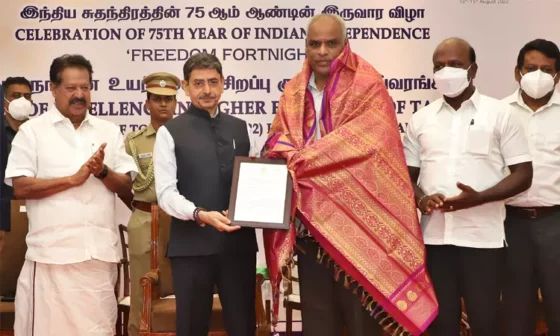 சிறந்த நிறுவனங்கள் பட்டியலில்  இடம்பெற்ற  தமிழக கல்வி நிறுவனங்களுக்கு கவர்னர் ஆர்.என்.ரவி பாராட்டு!…