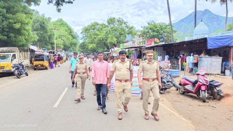 Anti-drug awareness rally led by DSP Muthukumar!