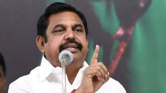 திமுக அரசின் மீது எதிர்க்கட்சி எடப்பாடி பழனிச்சாமி  குற்றச்சாட்டு! இதனை உடனடியாக கைவிட வேண்டும்!
