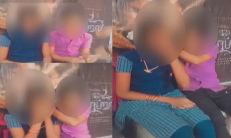 16-year-old girl and 18-year-old student at the bus station Tum Tum!! Viral video!!