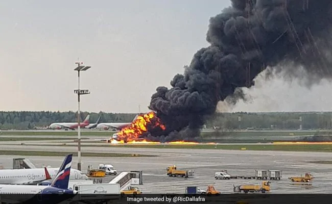 Sudden fire accident in Indigo flight! Avoid loss of life by the attention of the pilot!