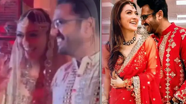 Actress Hansika at the wedding celebration! Viral video on the Internet!