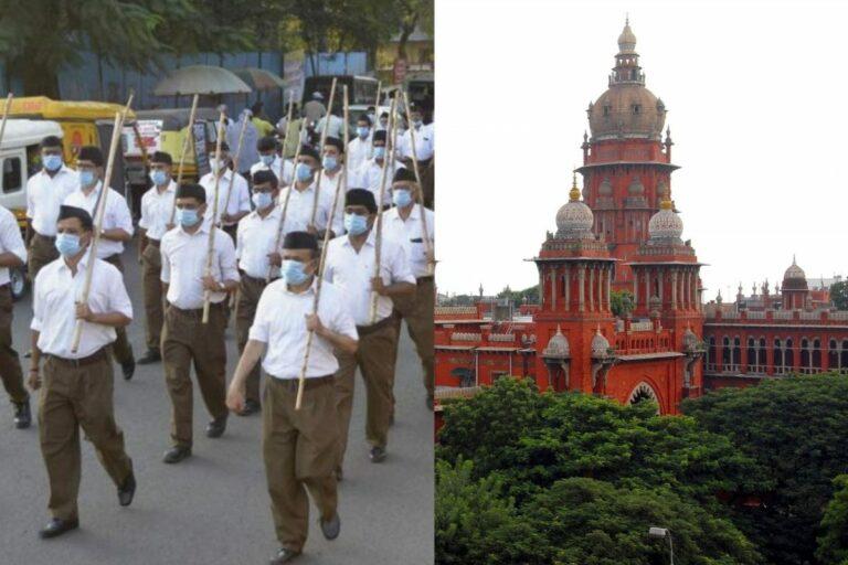 RSS team allowed to conduct classes!! Action order of the High Court to the Government of Tamil Nadu!