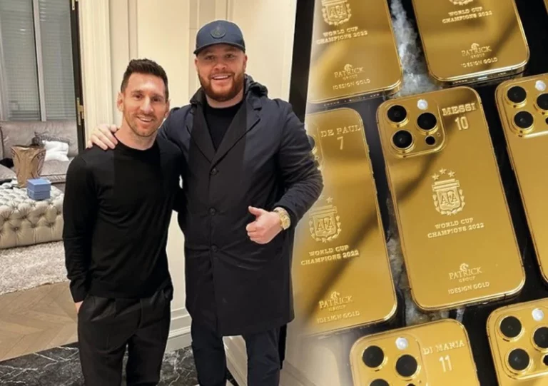 iPhone in gold for 35 people worth 1.5 crore!! Messi's wacky gift!!