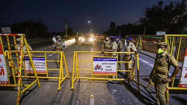 Night curfew in Tamil Nadu People in peak corona panic