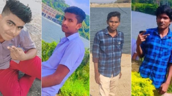 Four college students drowned in the river near Salem Edappadi