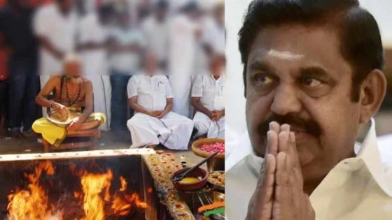 சொந்த ஊரில் எடப்பாடி யாகம்! குடும்பம் சகிதமாக பங்கேற்பு!