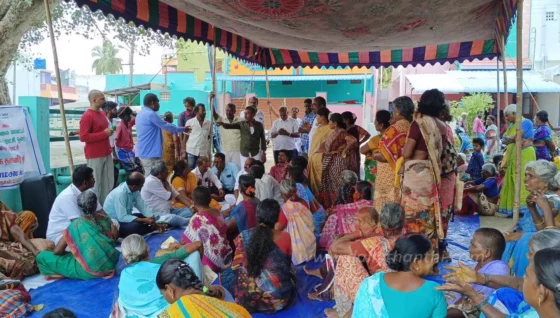 சேலம் கம்மாளப்பட்டியில் நடைபெற்ற கிராம சபை கூட்டத்தில் கடும் வாக்குவாதம்!! கிராம சபை கூட்டம் நிறுத்திவைப்பு!
