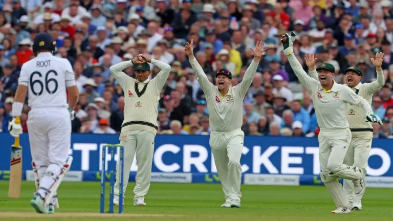 Third day's play affected by rain!! England team leading by 35 runs!!