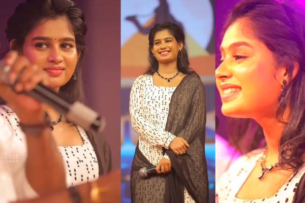 Janani gave a key reaction on stage!! The only video that left the fans hooked!!