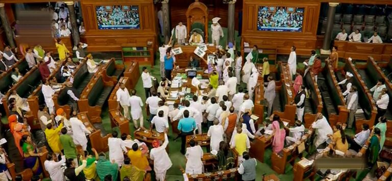 Monsoon Session of Parliament stalled for three consecutive days due to fierce arguments by opposition parties!!