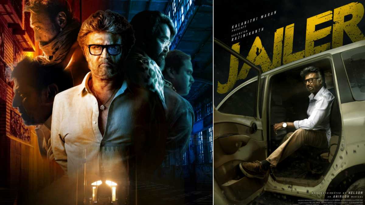 Jailer Movie New Poster Released!! Rajinikanth standing with Aruval in hand!!