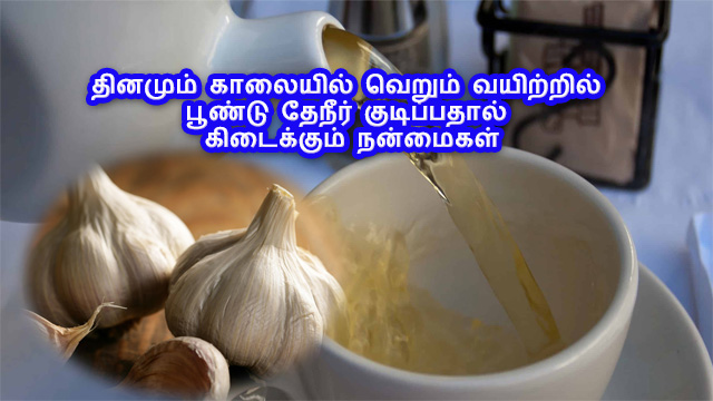 “பூண்டு தேநீர்” பருகுவதால் உடலுக்கு கிடைக்கும் நன்மைகள் ஏராளம்!! தெரிந்தால் ஆச்சர்யப்படுவீங்க!!