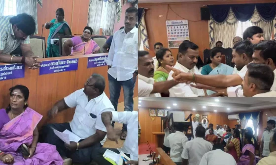 மேட்டுப்பாளையம் தகராறில் கப் சிப் ஆனா ஸ்டாலின்!! தொடரும் அதிமுக கவுன்சிலர்களின் உள்ளிருப்பு போராட்டம்!!