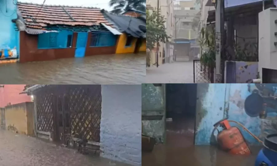 1 கிராமமே வெள்ளத்தில் சிக்கிய அவலம்! மீட்கும் பணி தீவிரம்!