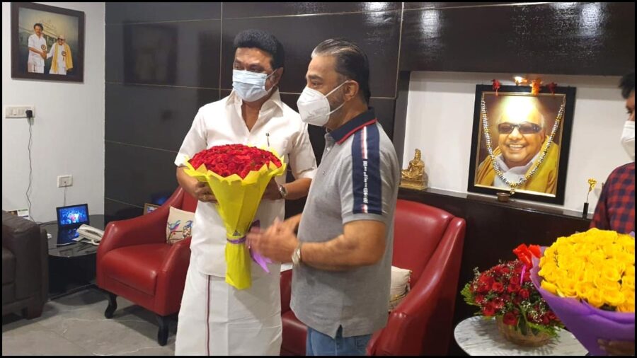 நாங்கள் இந்த தேர்தலில் போட்டியிடவில்லை – கூட்டணி குறித்து கமல்ஹாசன் திட்டவட்டம்!!