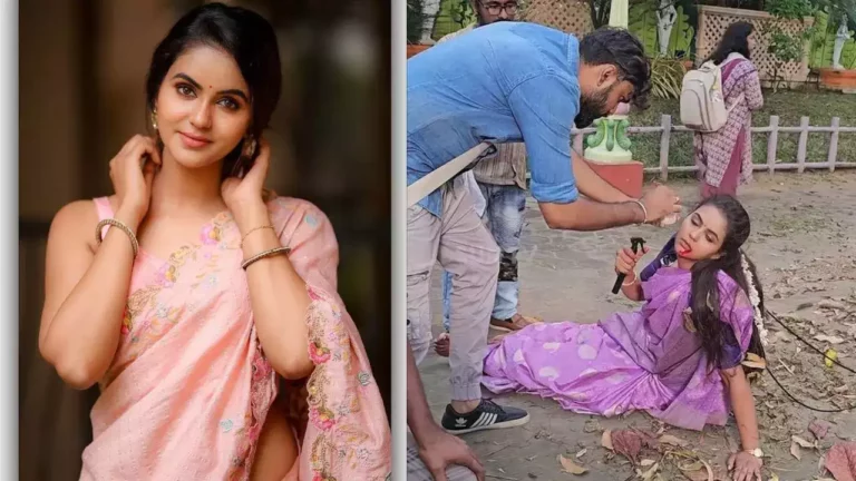 Sun TV serial actress met with an accident due to metro work. Is it the negligence of the authorities??
