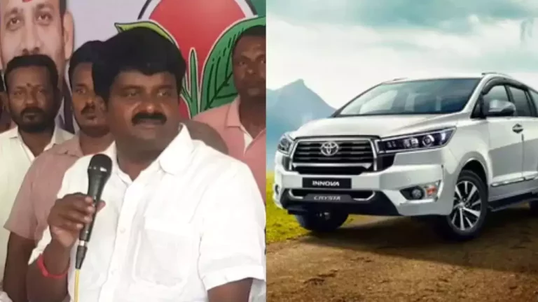 5 pound gold chain.. Innova car!! AIADMK Ex-Minister's Troubled Election Gift!!