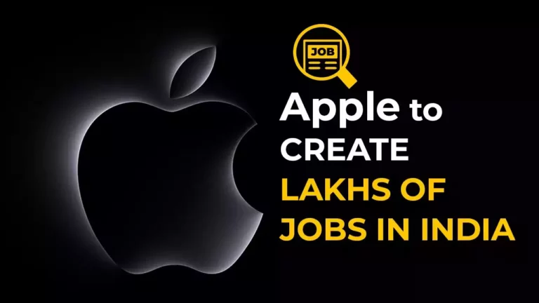 5 lakh job opportunities in apple india over the next 3 years