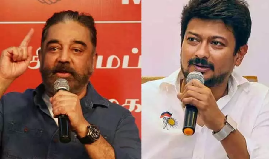 மத்திய அரசு வைக்கும் ஒவ்வொரு செங்கலையும் வைத்து உதயநிதி கோட்டையே கட்டிவிடுவார்..!! பிரச்சாரத்தில் கமல்ஹாசன் பேச்சு..!! 