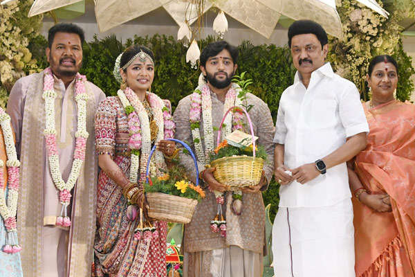 chief-minister-stalin-attended-director-shankars-daughters-wedding-amid-election-excitement