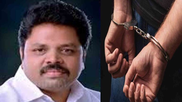 DMK councilor arrested for kicking female VAO in stomach..!!