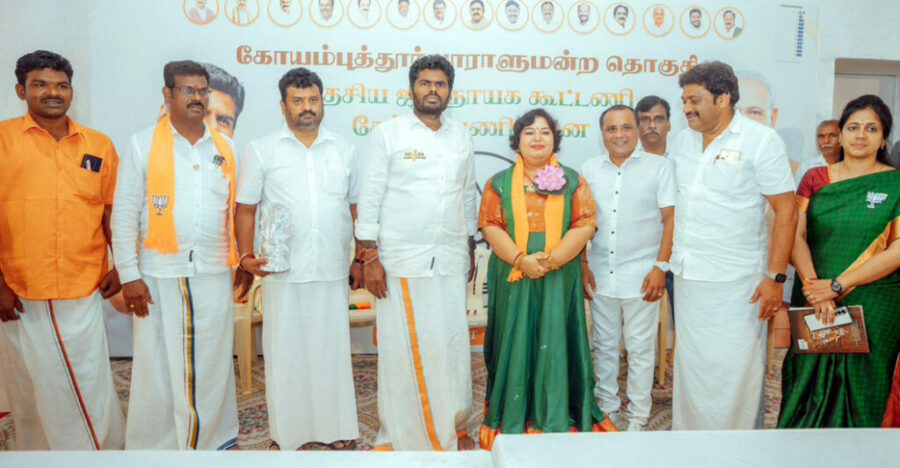 அண்ணாமலை அண்ணன் கலைஞர் மாதிரி..அவ்வளவு அறிவு.. புகழ்ந்து தள்ளிய நடிகை ஆர்த்தி..!!