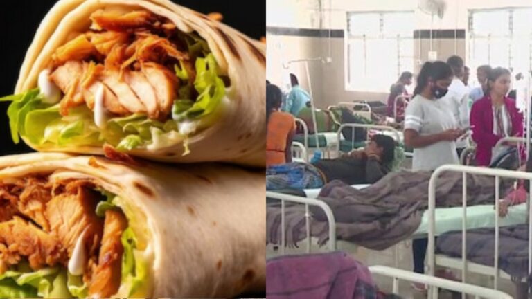 12 people admitted to hospital after eating chicken shawarma..!!