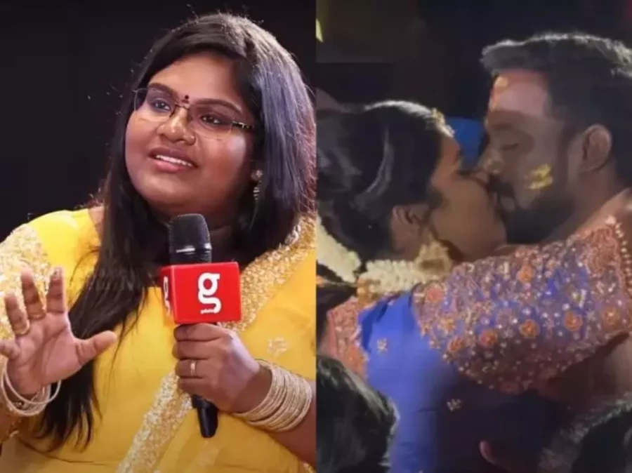 அப்பாவுக்குஉதட்டில் முத்தம் கொடுத்தால் தப்பா? முத்த சர்ச்சை குறித்து பேசிய இந்திரஜா சங்கர்!