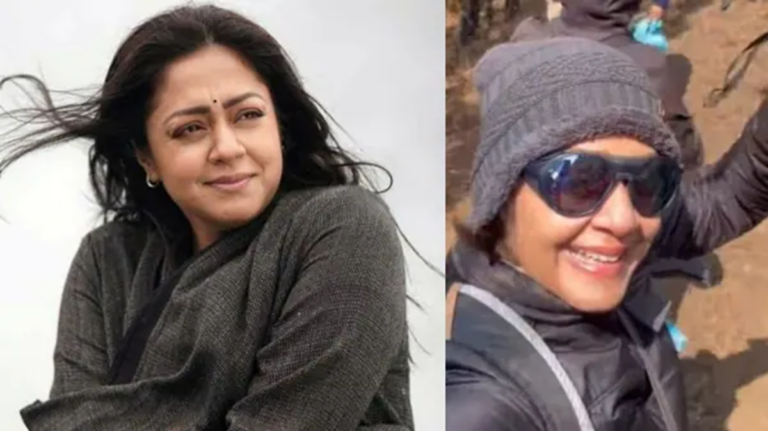 Famous actress Jyothika climbs Everest at the age of 45!