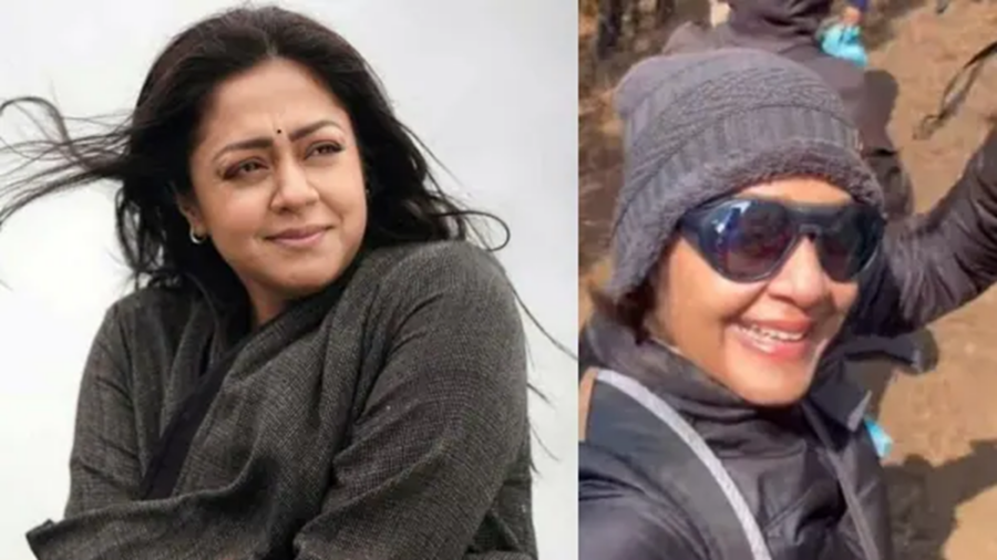 45 வயதில் எவரெஸ்ட் சிகரம் ஏறும் பிரபல நடிகை ஜோதிகா..!!