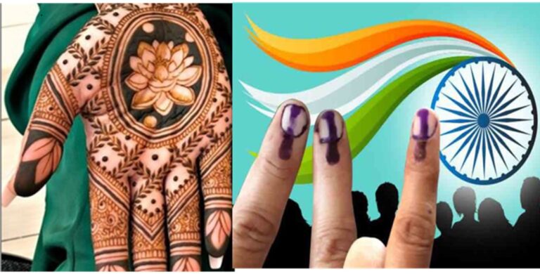 Can't vote if you have henna..??Voters panic over WhatsApp rumours..!!